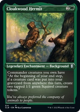 Image for Cloakwood Hermit (Foil Etched) (514) - Magic: The Gathering