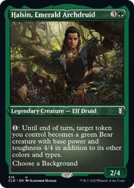 Image for Halsin, Emerald Archdruid (Foil Etched) (516) - Magic: The Gathering