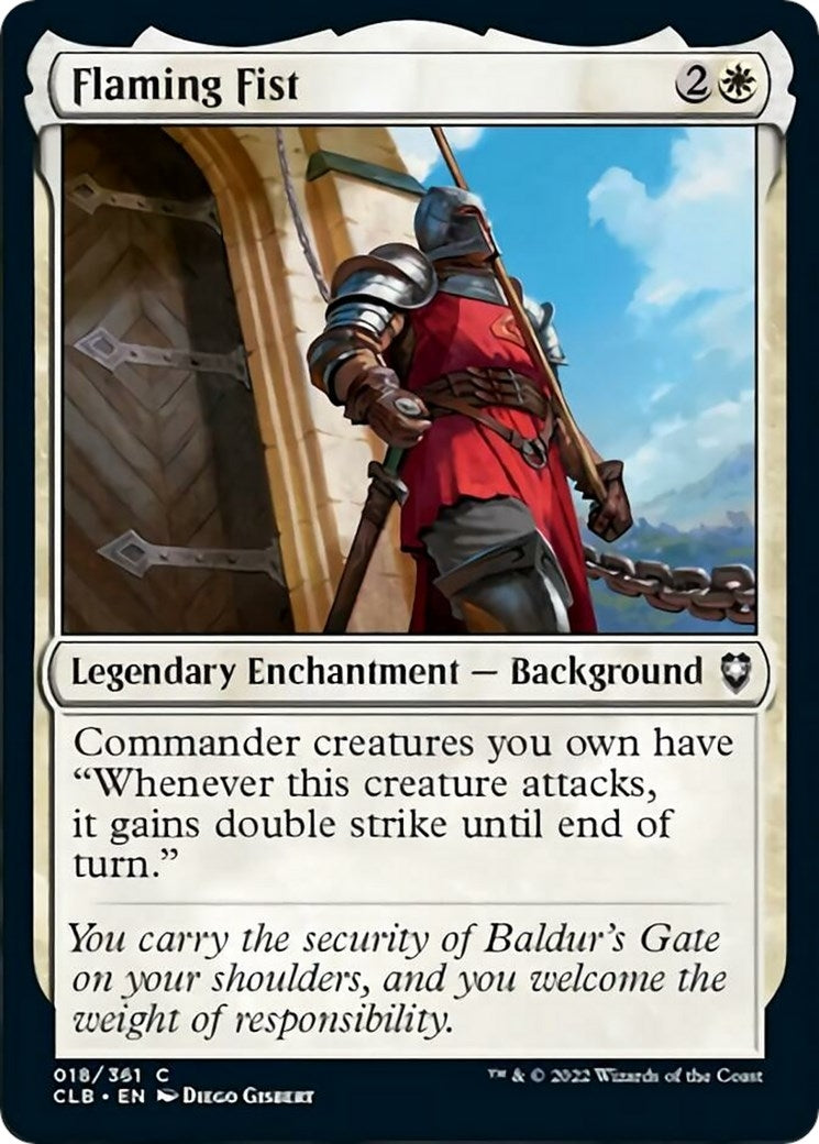 Image for Flaming Fist (18) - Magic: The Gathering