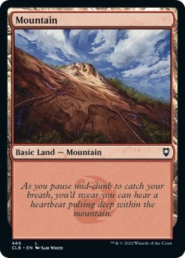 Image for Mountain (466) (466) (CLB) - Magic: The Gathering