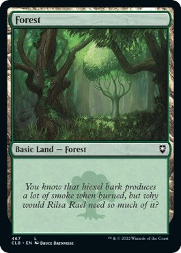 Image for Forest (467) (467) (CLB) - Magic: The Gathering