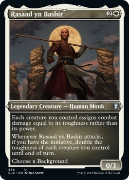 Image for Rasaad yn Bashir (Foil Etched) (479) (CLB) - Magic: The Gathering