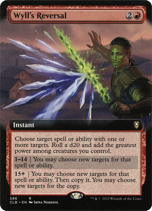 Image for Wyll's Reversal (Extended Art) (586) (CLB) - Magic: The Gathering