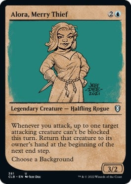 Image for Alora, Merry Thief (Showcase) (381) (CLB) - Magic: The Gathering