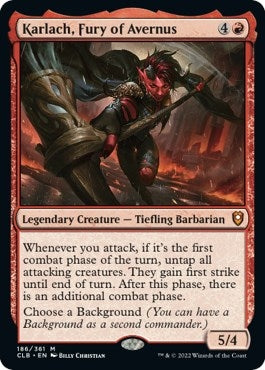 Image for Karlach, Fury of Avernus (186) (CLB) - Magic: The Gathering