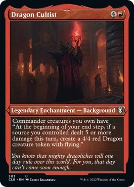 Image for Dragon Cultist (Foil Etched) (503) (CLB) - Magic: The Gathering