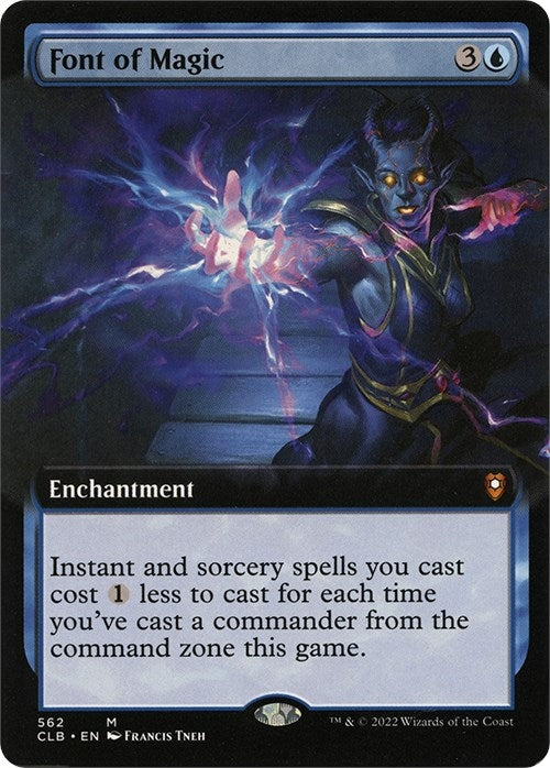 Image for Font of Magic (Extended Art) (562) - Magic: The Gathering