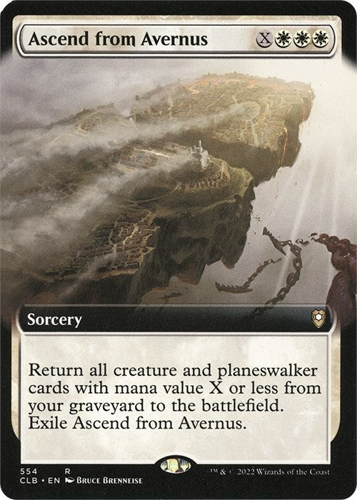 Image for Ascend from Avernus (Extended Art) (554) - Magic: The Gathering