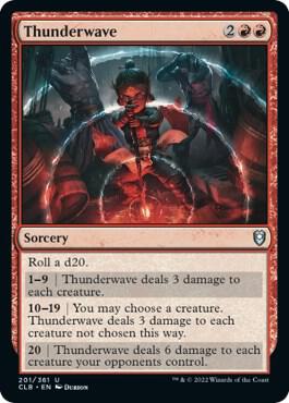 Image for Thunderwave (201) - Magic: The Gathering