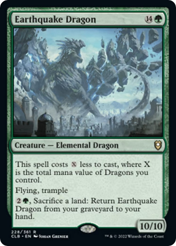 Image for Earthquake Dragon (228) - Magic: The Gathering