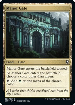 Image for Manor Gate (356) - Magic: The Gathering