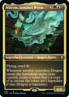 Image for Miirym, Sentinel Wyrm (Foil Etched) (542) (CLB) - Magic: The Gathering