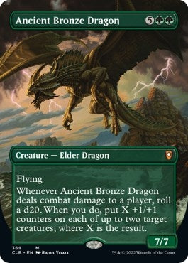 Image for Ancient Bronze Dragon (Borderless) (369) (CLB) - Magic: The Gathering