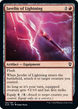 Image for Javelin of Lightning (185) - Magic: The Gathering