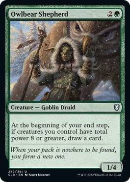 Image for Owlbear Shepherd (247) (CLB) - Magic: The Gathering