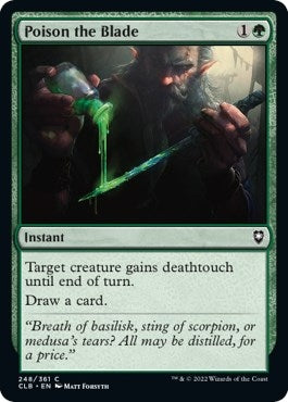 Image for Poison the Blade (248) (CLB) - Magic: The Gathering