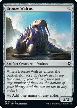 Image for Bronze Walrus (302) - Magic: The Gathering