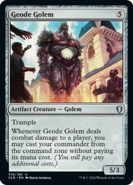 Image for Geode Golem (316) - Magic: The Gathering