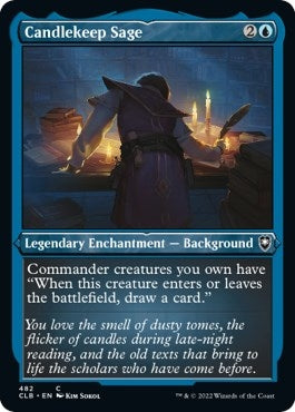 Image for Candlekeep Sage (Foil Etched) (482) - Magic: The Gathering