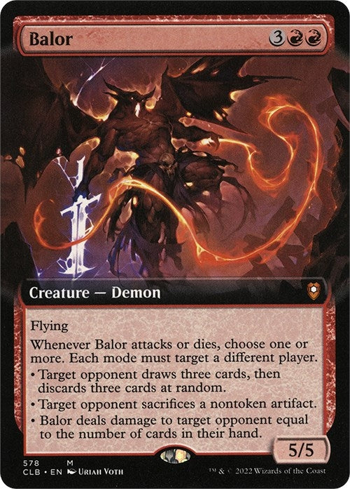 Image for Balor (Extended Art) (578) (CLB) - Magic: The Gathering