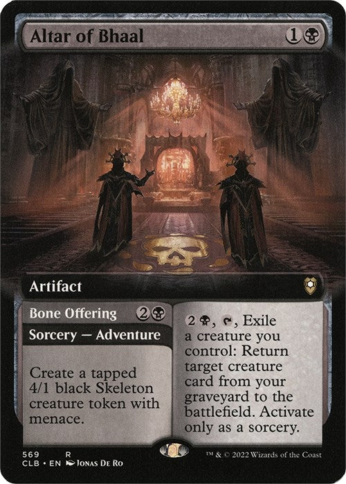 Image for Altar of Bhaal (Extended Art) (569) (CLB) - Magic: The Gathering
