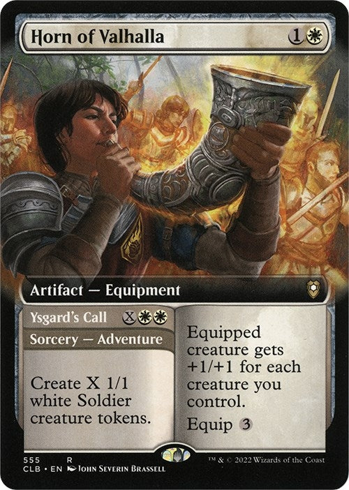 Image for Horn of Valhalla (Extended Art) (555) - Magic: The Gathering
