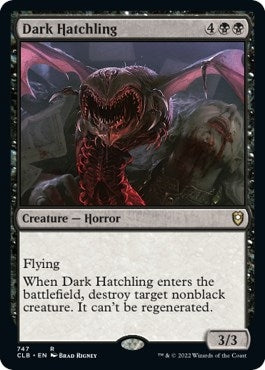 Image for Dark Hatchling (747) (CLB) - Magic: The Gathering