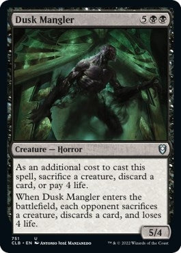 Image for Dusk Mangler (751) (CLB) - Magic: The Gathering