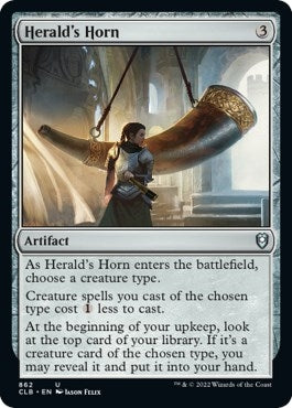 Image for Herald's Horn (862) (CLB) - Magic: The Gathering