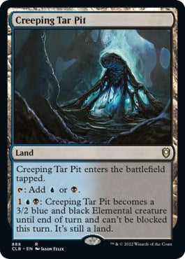 Image for Creeping Tar Pit (888) (CLB) - Magic: The Gathering