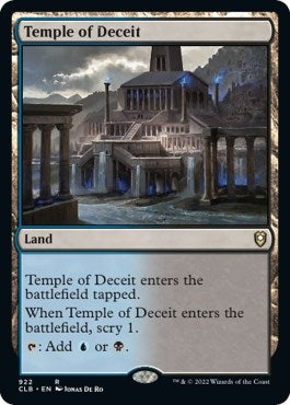 Image for Temple of Deceit (922) (CLB) - Magic: The Gathering
