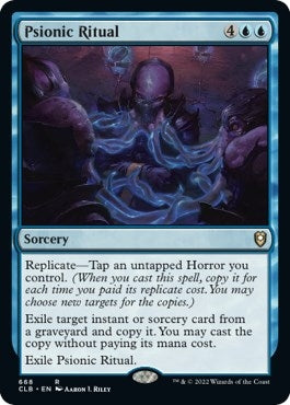 Image for Psionic Ritual (668) (CLB) - Magic: The Gathering