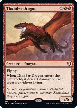 Image for Thunder Dragon (810) (CLB) - Magic: The Gathering