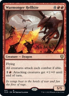 Image for Warmonger Hellkite (814) (CLB) - Magic: The Gathering
