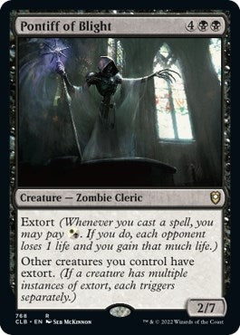 Image for Pontiff of Blight (768) - Magic: The Gathering