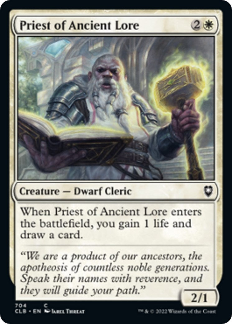 Image for Priest of Ancient Lore (704) - Magic: The Gathering