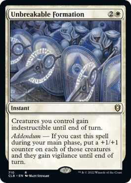 Image for Unbreakable Formation (710) (CLB) - Magic: The Gathering