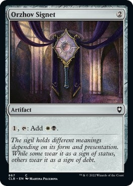 Image for Orzhov Signet (867) (CLB) - Magic: The Gathering