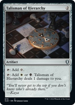 Image for Talisman of Hierarchy (878) (CLB) - Magic: The Gathering
