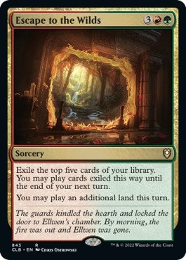 Image for Escape to the Wilds (843) (CLB) - Magic: The Gathering
