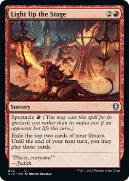 Image for Light Up the Stage (802) (CLB) - Magic: The Gathering