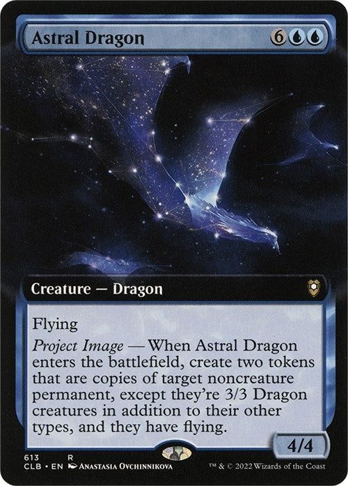 Image for Astral Dragon (Extended Art) (613) (CLB) - Magic: The Gathering