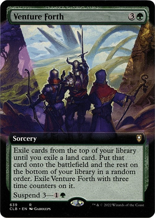 Image for Venture Forth (Extended Art) (639) - Magic: The Gathering