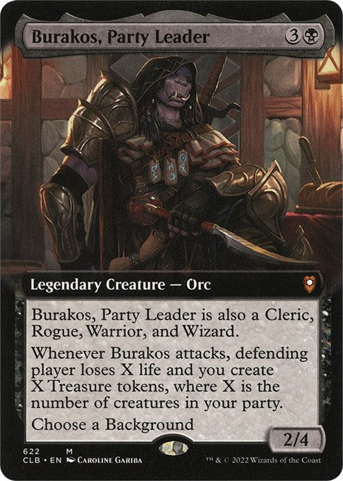 Image for Burakos, Party Leader (Extended Art) (622) (CLB) - Magic: The Gathering