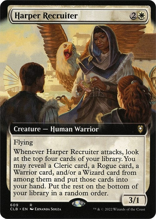 Image for Harper Recruiter (Extended Art) (609) (CLB) - Magic: The Gathering