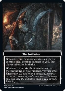 Image for The Initiative // Undercity Double-Sided Token (20) - Magic: The Gathering