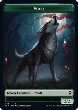 Image for Wolf // Insect Double-Sided Token (43 // 40) - Magic: The Gathering
