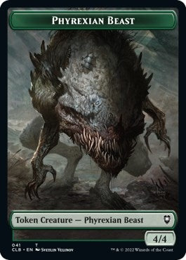 Image for Phyrexian Beast // Wurm Double-Sided Token (41 // 44) - Magic: The Gathering