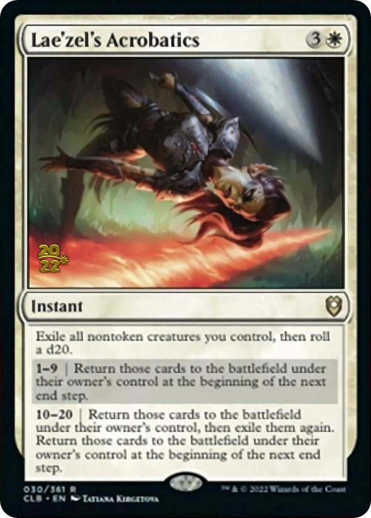 Image for Lae'zel's Acrobatics (30) - Magic: The Gathering