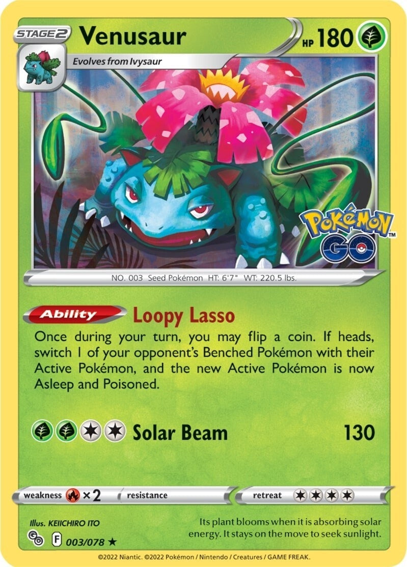 Image for Venusaur (003/078) (PGO) - Pokemon